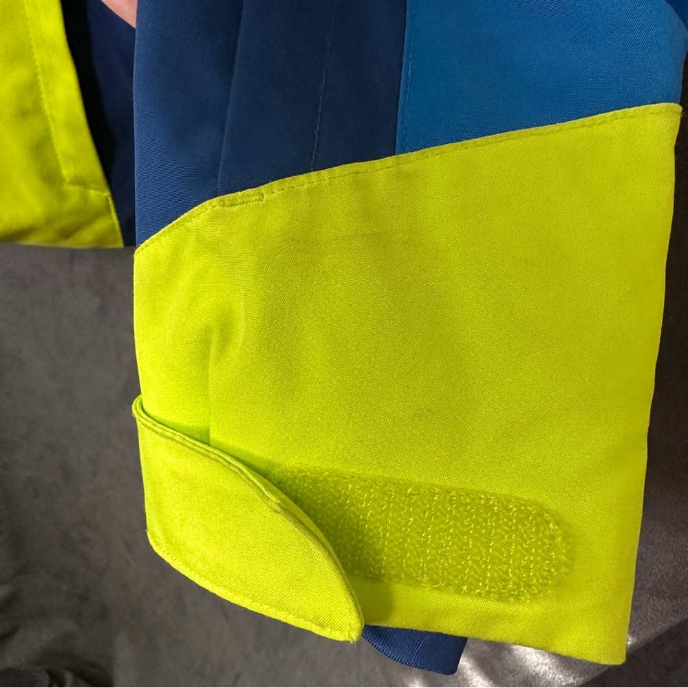 Spyder Boys Challenger Ski Jacket Sharp Lime Size 12 Insulated Winter Coat - Picture 11 of 17